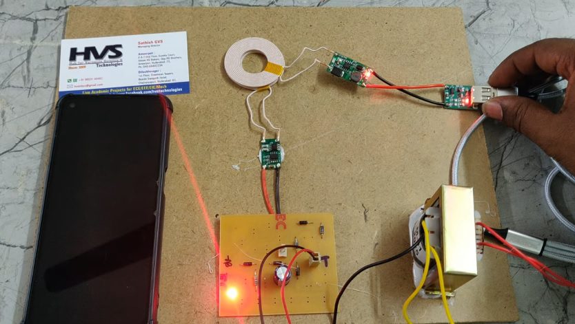HVS-3416. Wireless Mobile Phone Charging Based on Wireless Power Transmission.