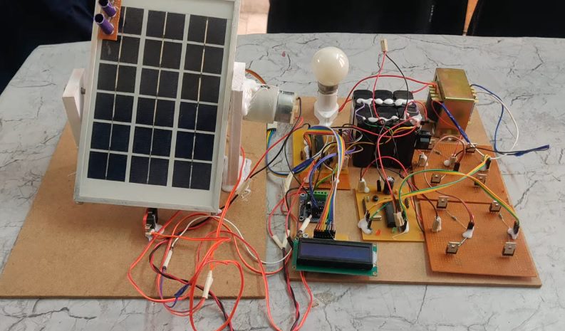 HVS-4311. Solar Inverter using Tracking Mechanism with 5 Level Cascaded Multi level Inverter.