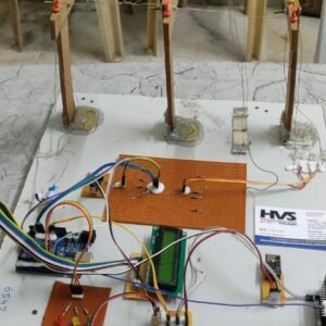 HVS-4248.IOT Based Transmission line fault monitoring system using Arduino with Twilio SMS, Thingspeak