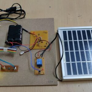 HVS-3414. Solar powered Charge controller With voltage display on LCD.