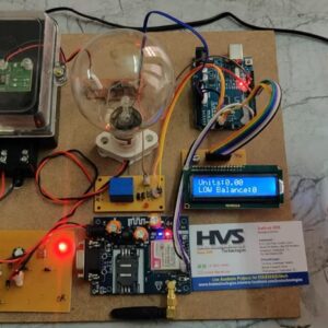 HVS-4261.Prepaid Energy meter using GSM and Arduino UNO.