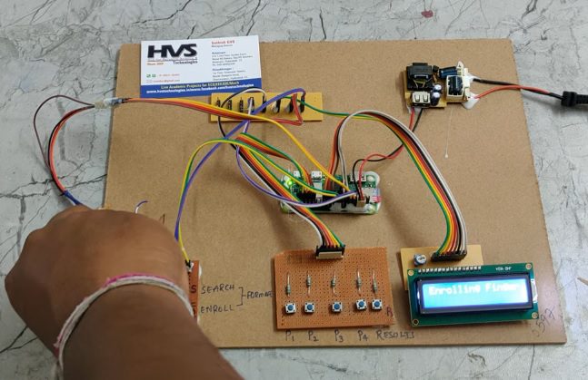 HVS-4278. FINGER PRINT AND RASPBERRY PI BASED VOTING SYSTEM.