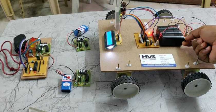 HVS-4308.Smart Vehicle: Automatic Vehicle Speed Control at Restricted Zone Along with Anti-Signal Jumping .