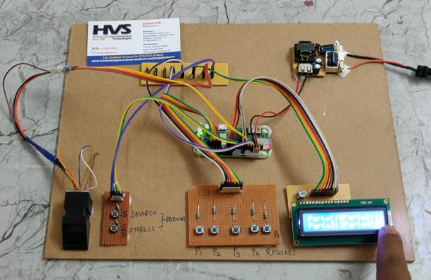 HVS-4278. FINGER PRINT AND RASPBERRY PI BASED VOTING SYSTEM.